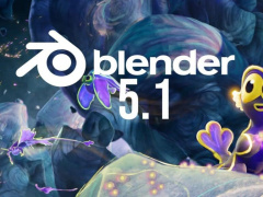 开源 3D 创作软件 Blender 5.1 发布：评估形态键提速超 300%